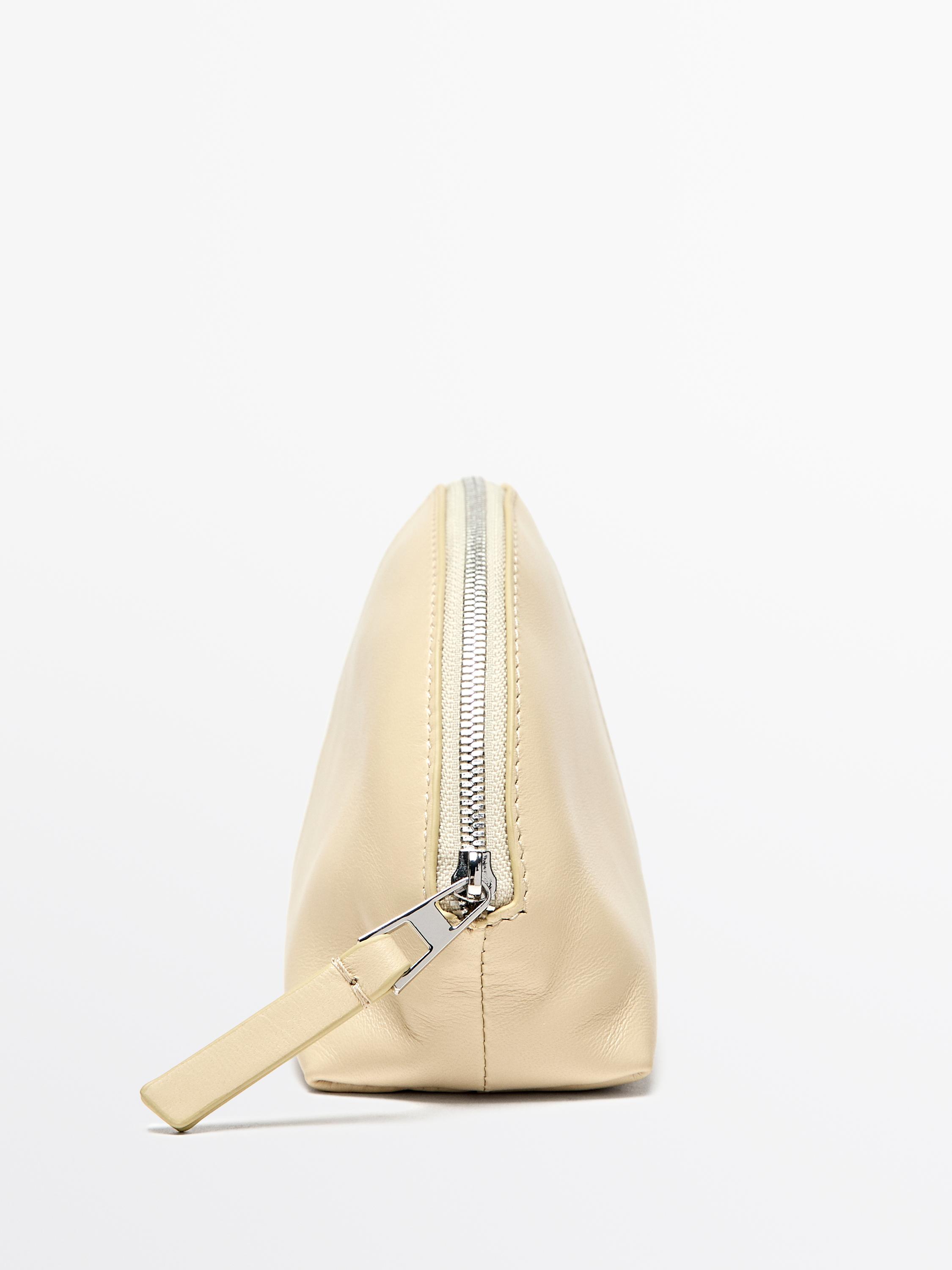 Trousse en cuir nappa